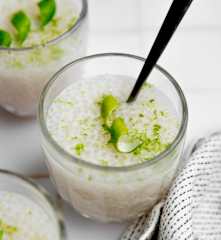Tapioca con leche de coco