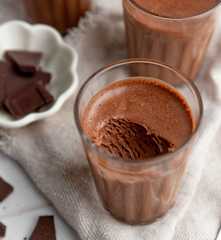 Mousse de chocolate (sin azúcar)