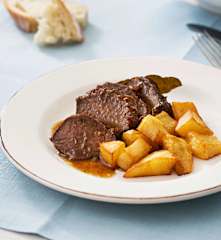 Carrilleras de ibérico en adobo de cerveza negra
