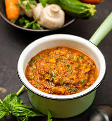 Pastasauce aus Gemüse