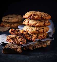 Galletas de chispas de chocolate