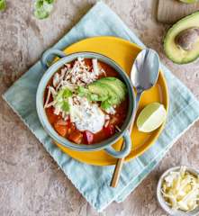 Zupa tex-mex z kurczakiem
