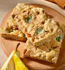 Focaccia poires et gorgonzola