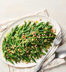 Haricots verts à la gremolata