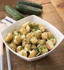 Ensalada de patata y pepino