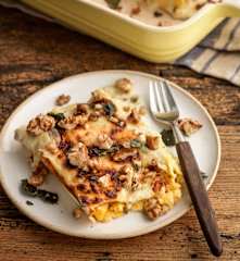 Pumpkin Cannelloni with Sage and Ricotta