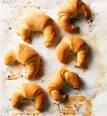 Croissants à l'orange végane