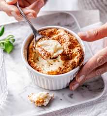 Soufflé de queso rápido
