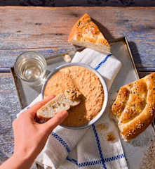 Feta-Creme mit Paprika