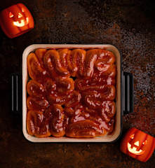 Ciasto halloweenowe "wnętrzności"
