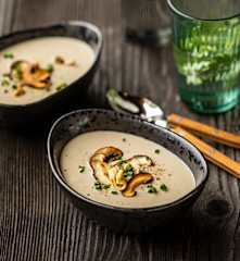 Velouté de champignons des bois