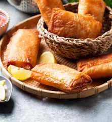 Tunesische Briks met Krab