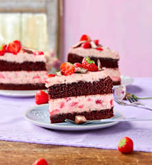 Erdbeer-Schoko-Torte