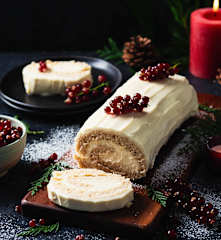 Tronco navideño especiado