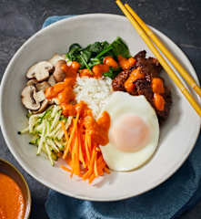 Poke bol coreano de ternera