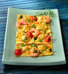 Ravioli con ripieno di pesce