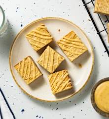 Maple Blondies with Maple Brown Butter Icing