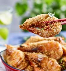 Cereal Prawns