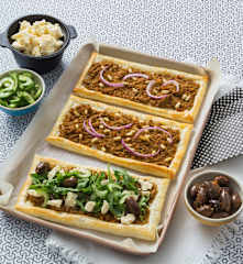 Rustic beef tarts