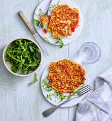 Galettes de poivron à la ricotta