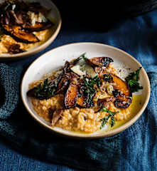 Truffled roast pumpkin risotto