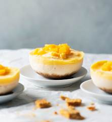 Mini Cheesecake de mango