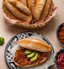 Tortas de cochinita