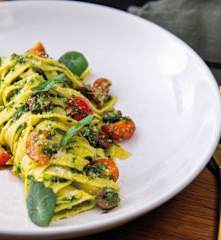 Pasta med ruccolapesto