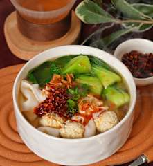 Dumpling Wrapper Noodle Soup