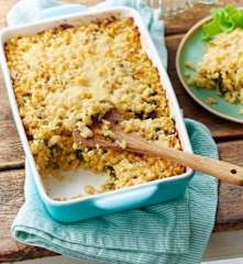 Gratin de blé aux légumes