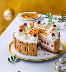 Spekulatius-Kirsch-Torte