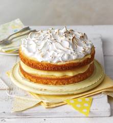 Lemon Meringue Cake with 10-Minute Frosting