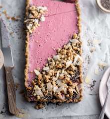 Hibiscus and Raspberry Tart