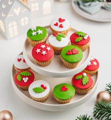 Weihnachtliche Mini-Cupcakes