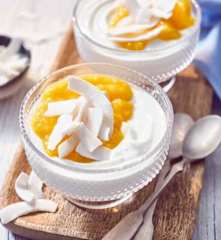 Deser twarogowy z mango