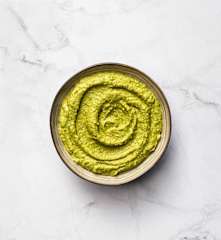 Houmous au pesto