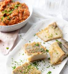 Bacalao con samfaina