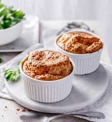 Quick Cheese Soufflés