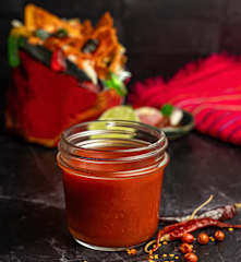 Salsa picante para botanas