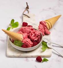 Sorbet z mrożonych owoców