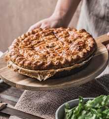 Croustade aux champignons