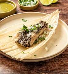 Tamales de barbacoa vegana