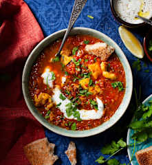 شوربة الحريرة بالدجاج