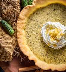 Tarte aux cornichons