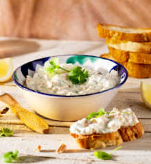 Dip cremoso de langostinos