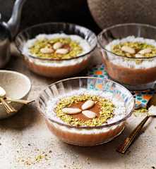 بودنج الأرز بالتوابل (المغلي)