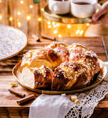 肉桂布里歐麵包