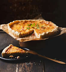 Slaný koláč Quiche Lorraine