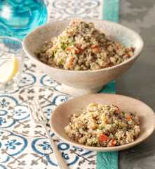 Insalata di quinoa e lenticchie