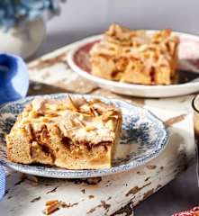 Apfel-Zimt-Blondies